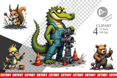 Garage Chaos Critter Clipart Product Image 1