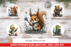 Wind Spinner Garage Chaos Critter Product Image 1