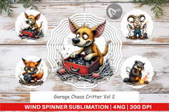 Wind Spinner Garage Chaos Critter Product Image 1