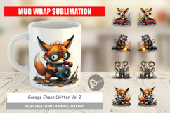 Mug Wrap Garage Chaos Critter Product Image 1