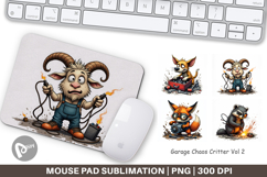 Mouse Pad Garage Chaos Critter Product Image 1