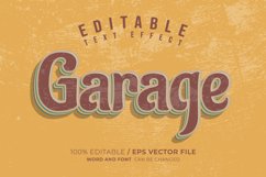 Garage Vintage Editable Text Effect Product Image 1