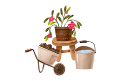 Cozy Garden Harvest Hand Drawn Clipart Collection Bring Product Image 5