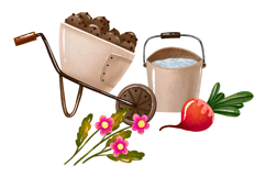 Cozy Garden Harvest Hand Drawn Clipart Collection Bring Product Image 6