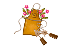 Agriculture Spring Garden Clipart Set A warm and cozy garden Product Image 11