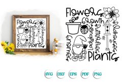 Garden Subway Art sign Design Product Image 1