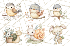 Garden Animals Clipart PNG for Spring Crafts Product Image 5