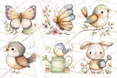 Garden Animals Clipart PNG for Spring Crafts Product Image 8