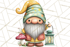 Mischievous Gnome Clipart, Whimsical Garden Clip Art PNG Product Image 5