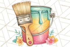 Mischievous Gnome Clipart, Whimsical Garden Clip Art PNG Product Image 3
