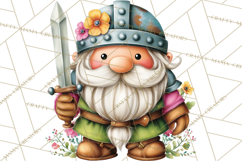 Mischievous Gnome Clipart, Whimsical Garden Clip Art PNG Product Image 4