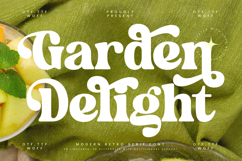 Garden Delight Modern Retro Serif Product Image 1