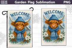 Winter Farm Garden Flag Bundle | Animals Christmas Product Image 8