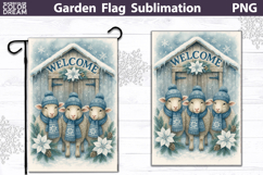 Winter Farm Garden Flag Bundle | Animals Christmas Product Image 21