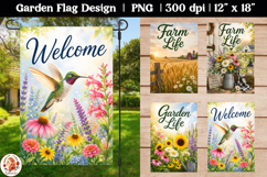 Summer Farm Life Garden Flag Bundle | Welcome Garden Life Product Image 12