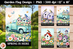 Spring Welcome Farm Garden Flag Bundle Product Image 4