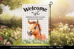Farmhouse Porch Decor | Welcome-ish Garden Flag Product Image 1