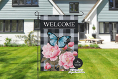 Spring Welcome Garden Flag Sublimation PNG Product Image 1