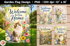 Summer Welcome Farm Garden Flag Product Image 1