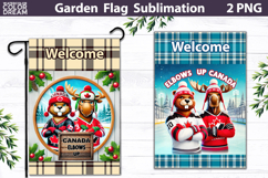 Canada Patriotic Garden Flag | Canada Day Garden Flag Product Image 1