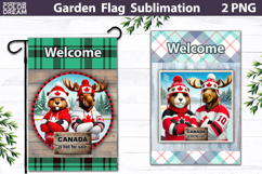 Canada Patriotic Garden Flag | Canada Day Garden Flag Product Image 1