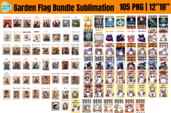 Garden Flag Sublimation designs | Halloween Bundle Product Image 2