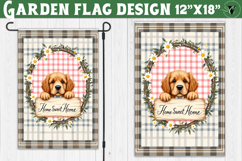 Dog Garden flag | Farmhouse | Home Sweet Home Product Image 1