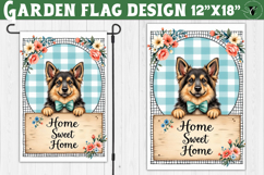 Dog Garden flag | Farmhouse | Home Sweet Home Product Image 1