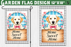 Dog Garden flag | Farmhouse | Home Sweet Home Product Image 1