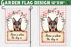 Dog Garden flag | Farmhouse | Home is where the Dog is Product Image 1
