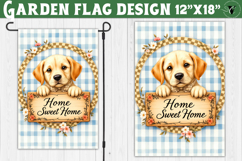 Dog Garden flag | Farmhouse | Home Sweet Home Product Image 1