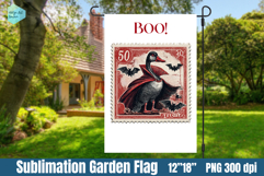 Garden Flag Sublimation designs | Halloween Sublimation Product Image 1