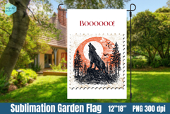 Garden Flag Sublimation designs | Halloween Sublimation Product Image 1