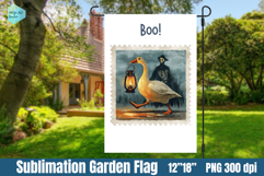 Garden Flag Sublimation designs | Halloween Sublimation Product Image 1