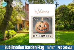 Garden Flag Sublimation designs | Halloween Sublimation Product Image 1