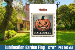 Garden Flag Sublimation designs | Halloween Sublimation Product Image 1