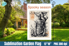 Garden Flag Sublimation designs | Halloween Sublimation Product Image 1