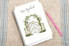 Watercolor Garden Gate Clipart Bundle Product Image 4