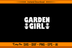 Garden Girl SVG for Plant Lovers and Garden Enthusiasts Product Image 1