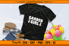 Garden Girl SVG for Plant Lovers and Garden Enthusiasts Product Image 2