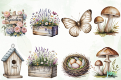 Garden Girl Watercolor Sublimation Product Image 2