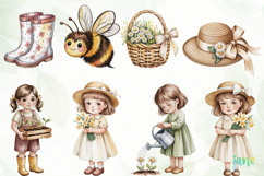 Garden Girl Watercolor Sublimation Product Image 8