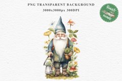 Garden Gnome House Fantasy Watercolor Fairytales Clipart PNG Transparent Print for invitation t-shirt designs sublimation designs tumbler kids printable digital watercolor Forest Gnome mushroom png, Floral flowers, magic fantasy clipart, garden gnomes fai