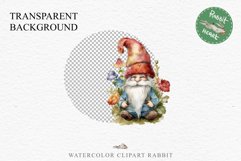 Garden Gnome House Fantasy Watercolor Fairytales Clipart PNG Transparent Print for invitation t-shirt designs sublimation designs tumbler kids printable digital watercolor Forest Gnome mushroom png, Floral flowers, magic fantasy clipart, garden gnomes fai