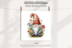 Garden Gnome House Fantasy Watercolor Fairytales Clipart PNG Transparent Print for invitation t-shirt designs sublimation designs tumbler kids printable digital watercolor Forest Gnome mushroom png, Floral flowers, magic fantasy clipart, garden gnomes fai