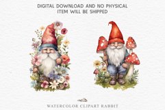 watercolor Forest Gnome house png, Floral flowers, magic fantasy clipart, clip art, garden gnomes fairy