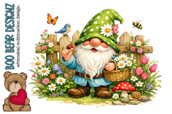 Garden Gnome Clipart Product Image 1