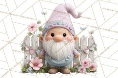 Easter Garden Gnomes, Cute Mini World Spring Clipart Png Product Image 3