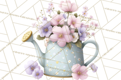 Easter Garden Gnomes, Cute Mini World Spring Clipart Png Product Image 5