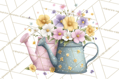 Easter Garden Gnomes, Cute Mini World Spring Clipart Png Product Image 2